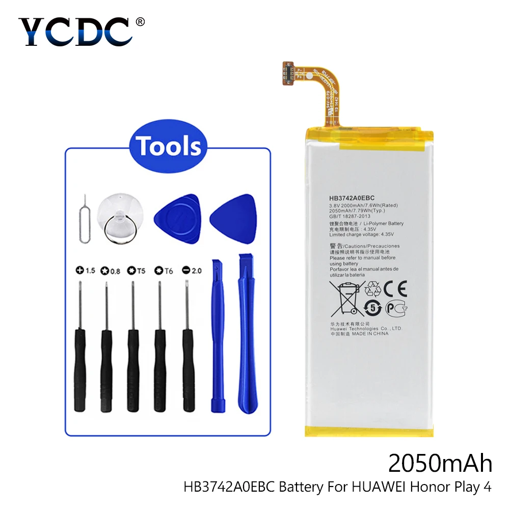 HB3742A0EBC батарея 3 8 V 2050mAh для Huawei Ascend G6 G620 G620S G630 P6 U06 C00 + инструменты P6S P7