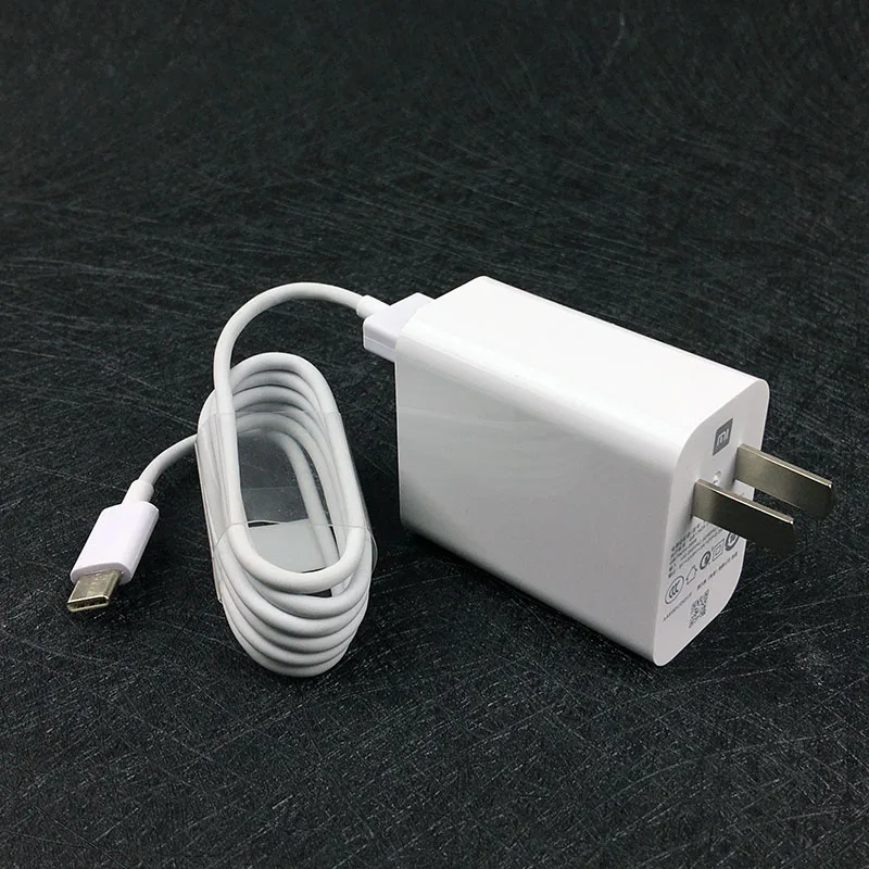 US charger and cable Xiao mi 27 Вт быстрое зарядное устройство QC 4,0 турбо Зарядка адаптер питания usb C для mi 9 8 SE 9T CC9 A2 A1 mi X 3 2 Red mi note 7 K20 pro - Тип штекера: US charger and cable
