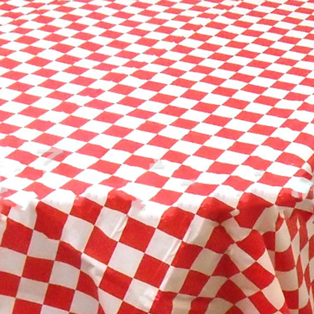 

Kitchen Home Checkered Type Easy Clean Thicken Oilproof Desk Cover Dining Room Disposable Picnic Party Wedding Decorative