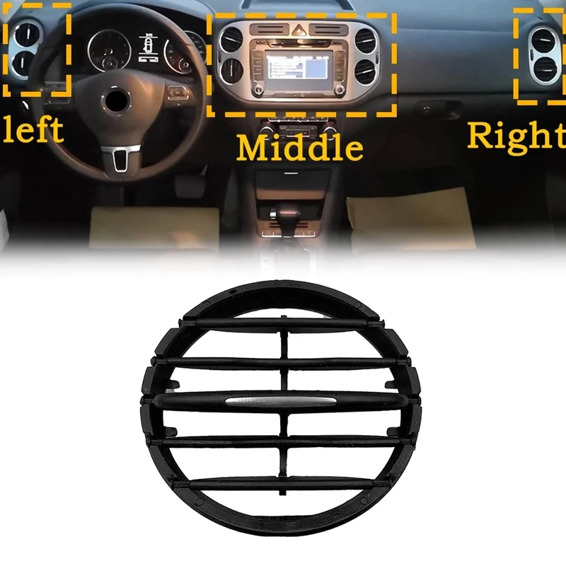 Air Conditioner Instrument Panel for Tiguan 2010- Instrument Desk Outlet Tuyere A/C Air Vent Folding Fittings