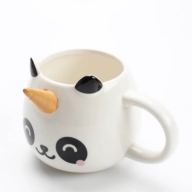 Details about   Cute Animal Ceramic Mug Creative Hand Painted 3D Mugs With Handle Coffee Tea Cup 