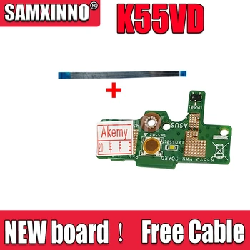

For Asus K55 K55VD K55VJ K55VM Power Button Switch button BOARD With Cable 69N0M7C10F02 100% Tested Fast Ship