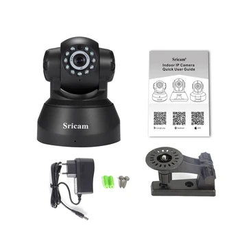 

Sricam 1280x720 Motion Detection Alarm Camera Network Wireless IP Camera Home Security Monitoring Sp012 EU Plug