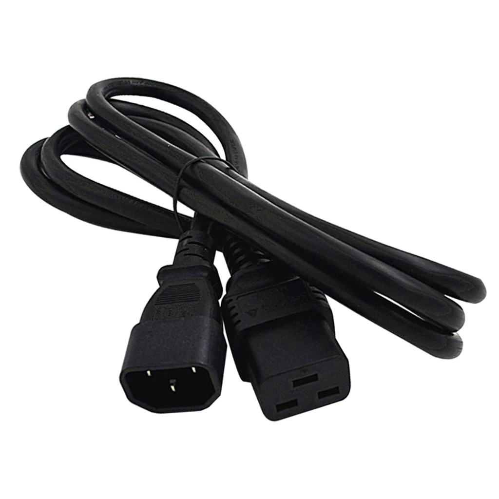 IEC320 C14 Plug To C19 10A To 16A UPS DATA AC Power Adapter Cable