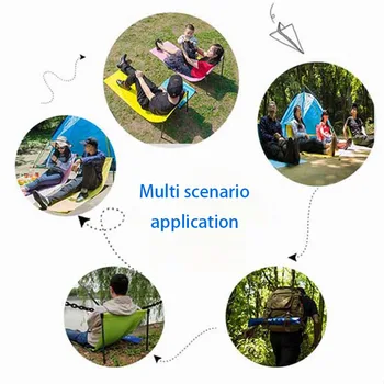 

Outdoor Chair Portable Folding Beach PVC Moisture-Proof Metal Steel Pipe Load Bearing Beach Cushion Picnic Mat