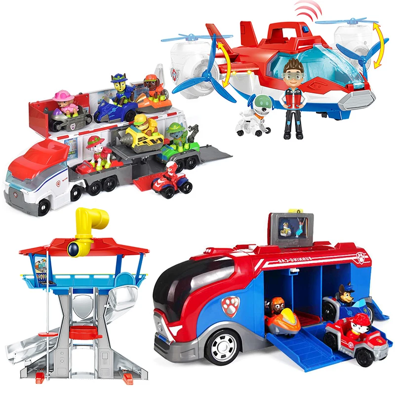 Paw Patrol набор игрушек Mission Cruiser собака Patrulla Canina горячие игрушки Chase Marshall автомобиль