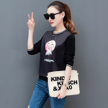 

COIGARSAM Chinese Style blouse women New Spring Fashion Vintage Print Full Sleeve blusas womens tops and blouses 8019