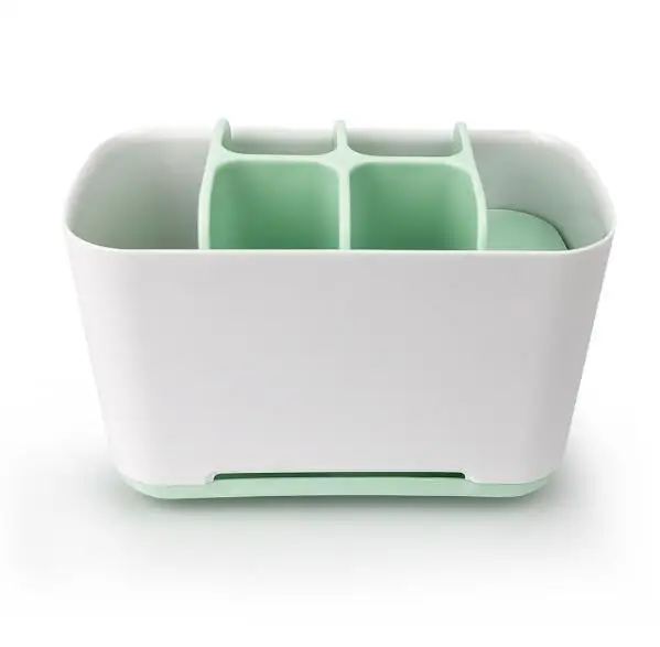 Домашняя зубная щетка, держатель для ванной комнаты, органайзер для хранения, Caddy, подставка для электрической зубной щетки, зубной пасты, многофункциональная коробка для хранения - Цвет: green