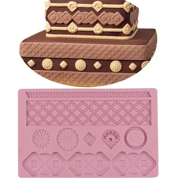 

Diy Baking Model Search Sugar Cake Embossing Silica Gel Pad Button Embossing Pad Button Soft Tao Niantu Tool