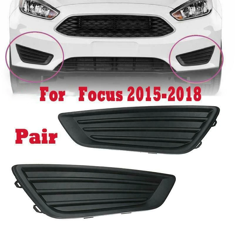 Для Ford Focus S/SE модели передний противотуманный Светильник лампы рамка решетка крышка ободок отделка левый Драйвер и правый Passeng