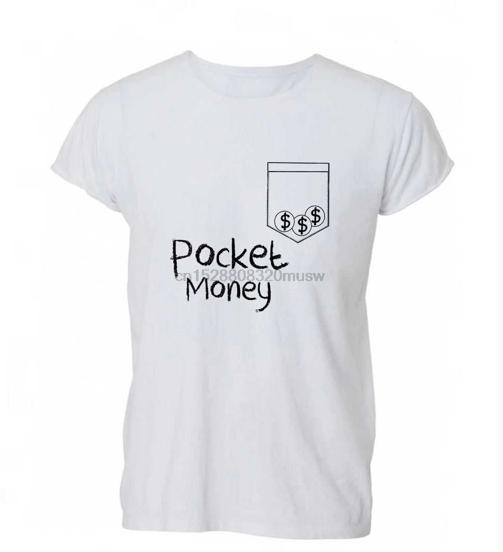 2019 Summer Fashion Hot Sale Men T Shirt Pocket Money Funny Cute Cash Tshirt Mens Womens Gift |