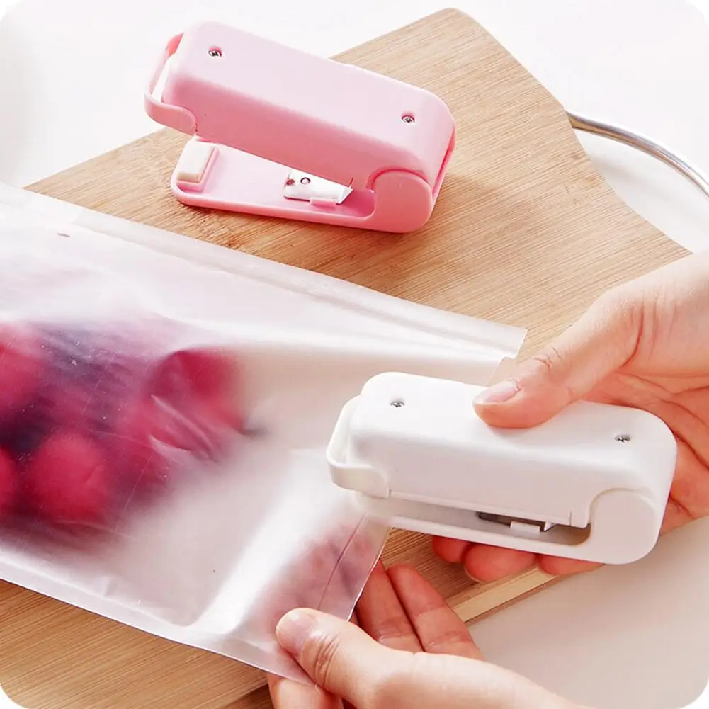 Portable Plastic Mini Heat Sealer Sealing Machine Impulse Food Poly Bag Handheld 