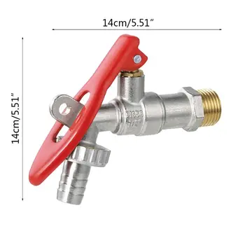 

1/2'' Brass Thread Water Tap Lockable Washing Machine Faucet Pipe Connector MOLC