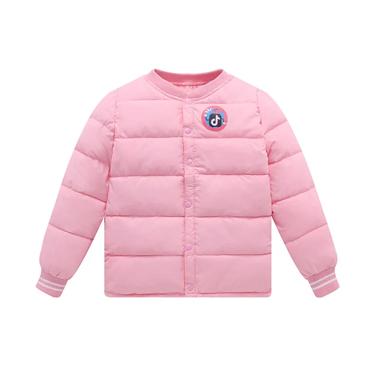 

2018 Cartoon Children down Cotton Inner Wearing Cotton Coat BOY'S Casual Warm Cotton-padded Clothes Girls Douyin Autumn And Wint