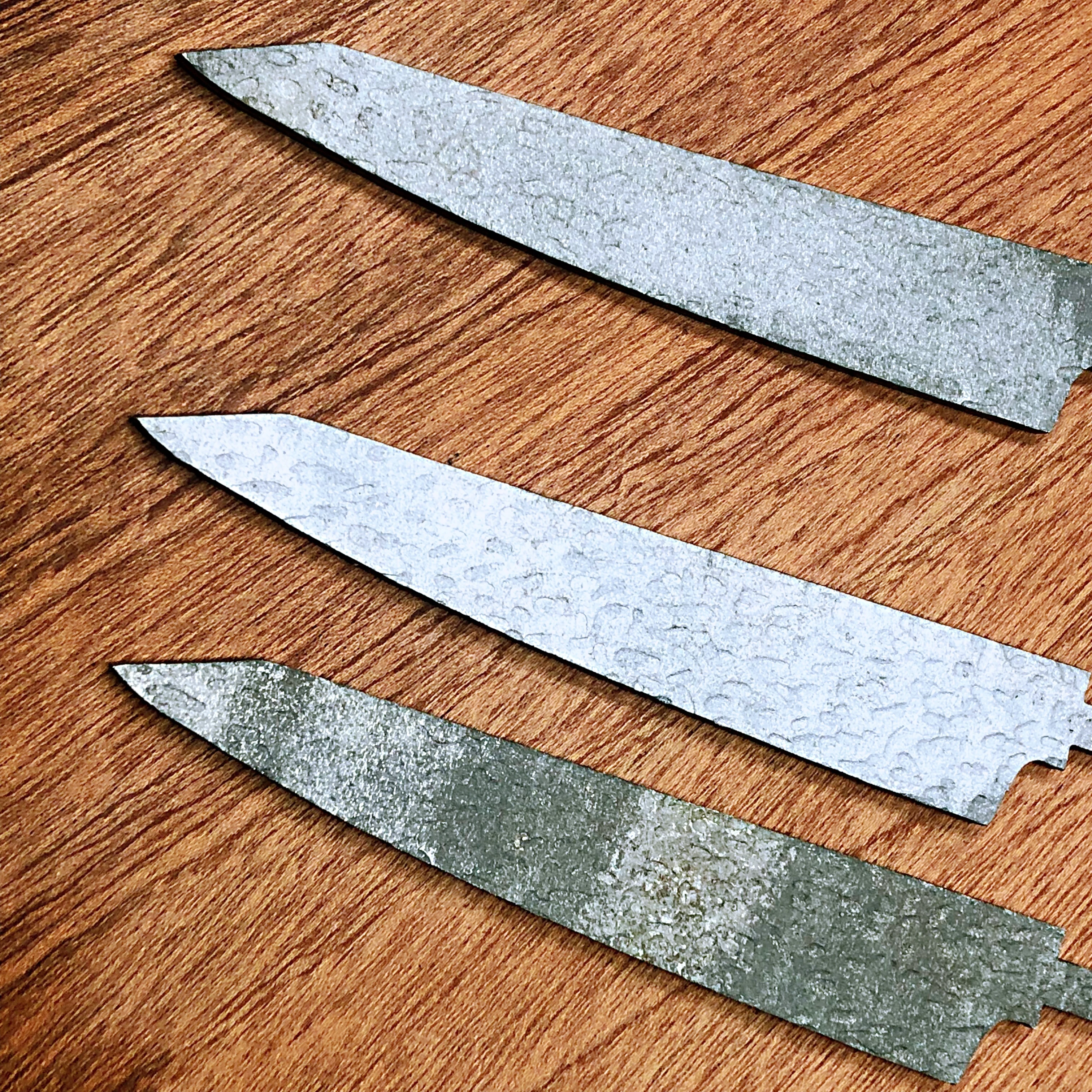 DIY ручной Кованый кухонный нож пустой японский дамасский шеф повара острый