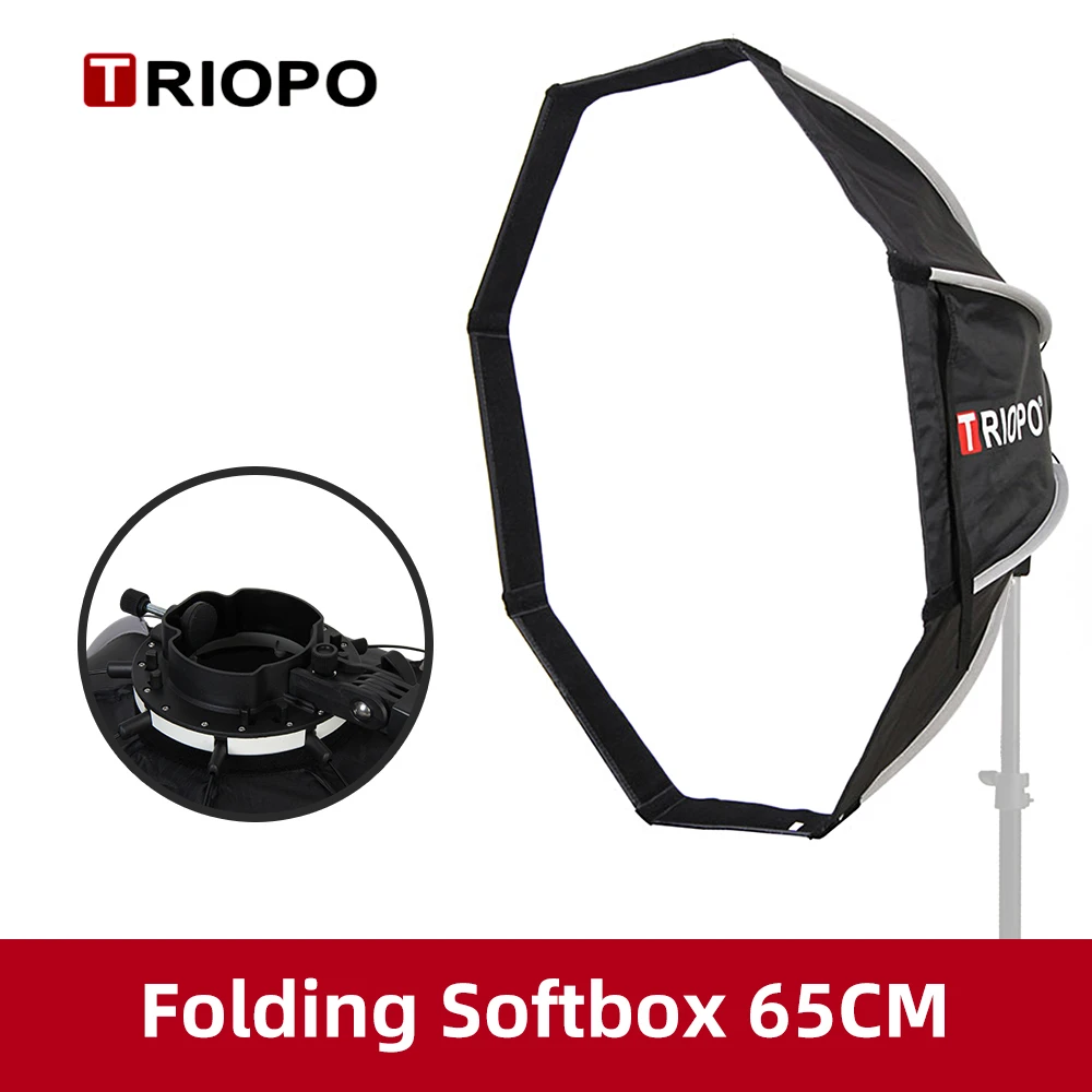 Triopo KX65 65cm Speedlite Octagon Outdoor Flash Soft Box for Godox V1 Speedlite Triopo KX65 65cm Speedlite Octagon Outdoor Flash Soft Box for Godox V1 Speedlite