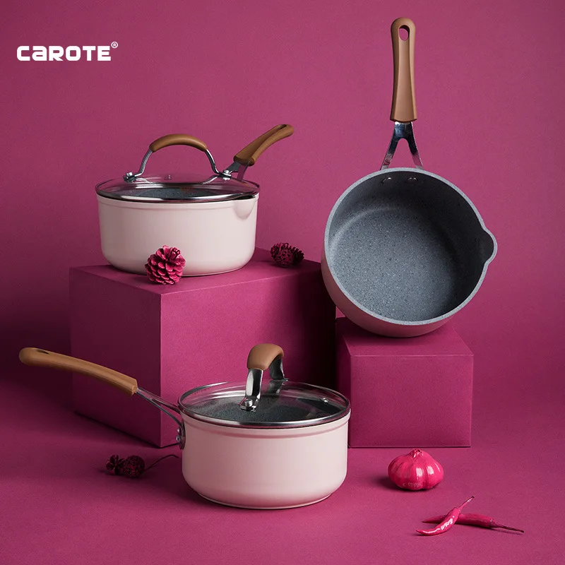 

Medical Stone Non-stick Small Milk Boiling Pot Non-stick Pot Infant Dietary Supplement Pot bao bao guo Stew Pot Milk Boiling Pan