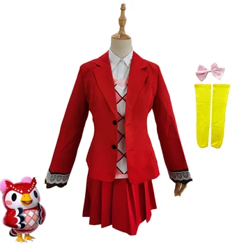 

Game Animal Crossing Celeste Dress Cosplay Costume Women Fancy Suit Top Vest Skirt Coat Halloween Carnival Party Uniforms