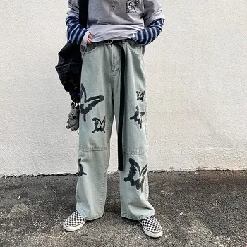 

NiceMix couple casual joggers women sweatpants Ankle-Length Korean Straight plus size spring wide leg loose womens sweat pants