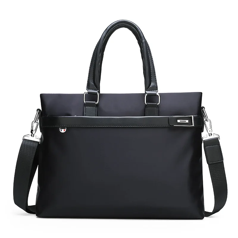 

2019 new fashionable multi-functional nylon men's bag one shoulder business briefcase computer business bag for men