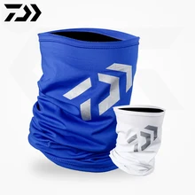 Летняя Солнцезащитная маска Daiwa, маска для лица и шеи, дышащий головной убор из вискозы для рыбалки и занятий на открытом воздухе, маска для лица, шарф для велоспорта и рыбалки
