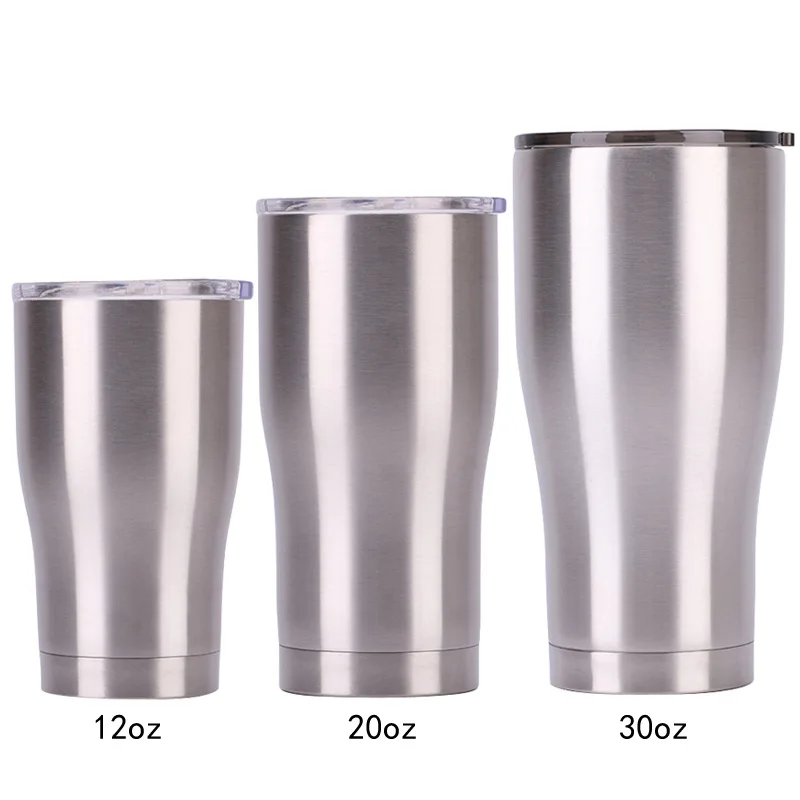 buy Europe 12oz 20oz 30oz Double Stainless Steel Insulated Car Cups Creative Ice Bully Cup Insulated Cups Thermal Bottle Belly Cup