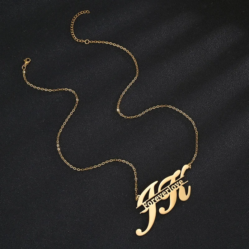 Trendy Customized Names Necklace 