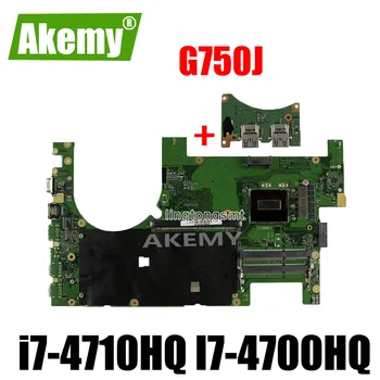 

Send board +2D Laptop motherboard For Asus G750JM G750JW G750JH G750JX G750J G750 Test original mainboard i7-4710HQ I7-4700HQ