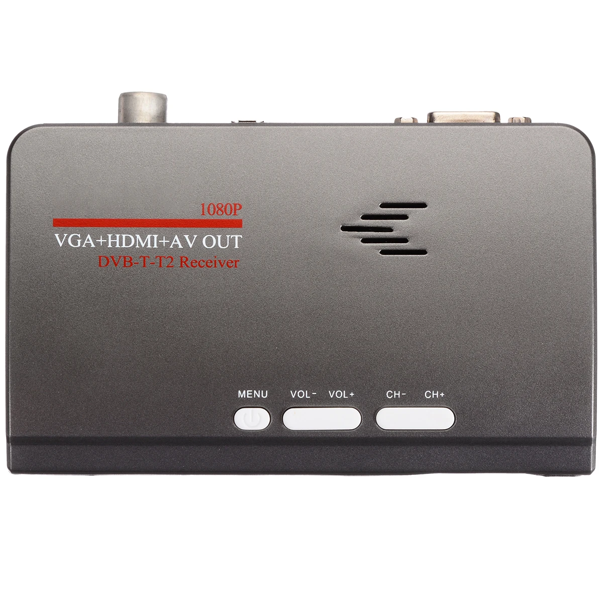 Цифровая ТВ приставка 1080P HDMI DVB T/T2 тюнер приемник наземный VGA AV CVBS для ЖК/CRT