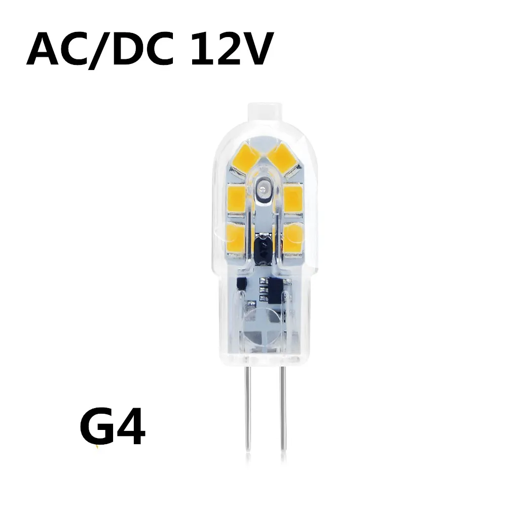 Светодиодный мини G4 G9 AC/DC 12V 220V 110V Светодиодный светильник для шкафа 360 Угол луча лампочка-груша Замена 30W 50W галогенная люстра - Цвет: G4 12V