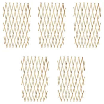 

Retractable Wooden Fence Extendable Instant Fence Outdoor Wooden Fence Garden Balcony Vine Wedding Props Decoration