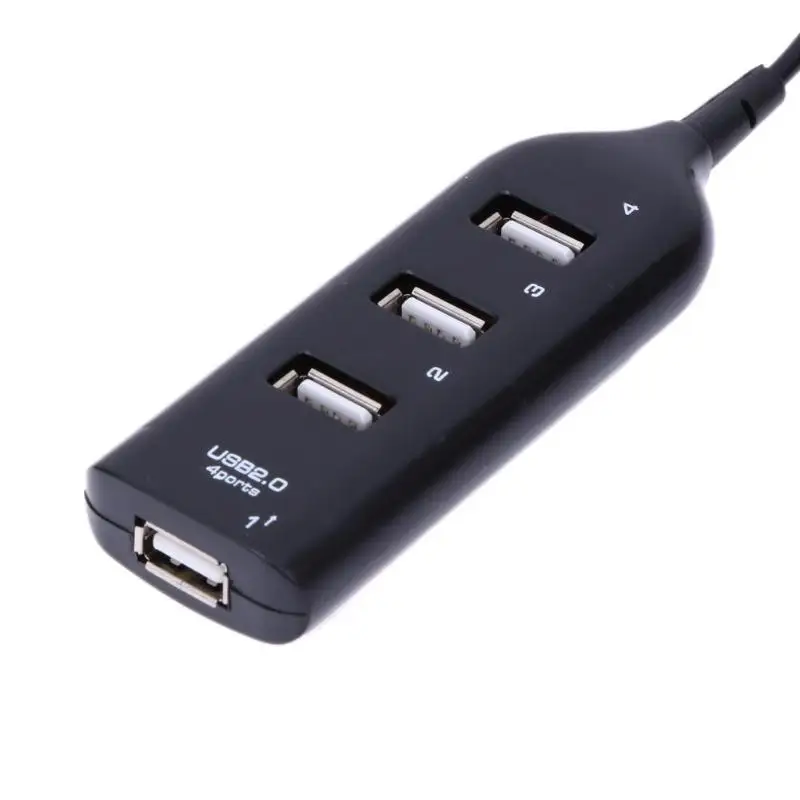 4 порта USB 2,0 высокоскоростной мини-концентратор гнездо шаблон для ноутбука ПК