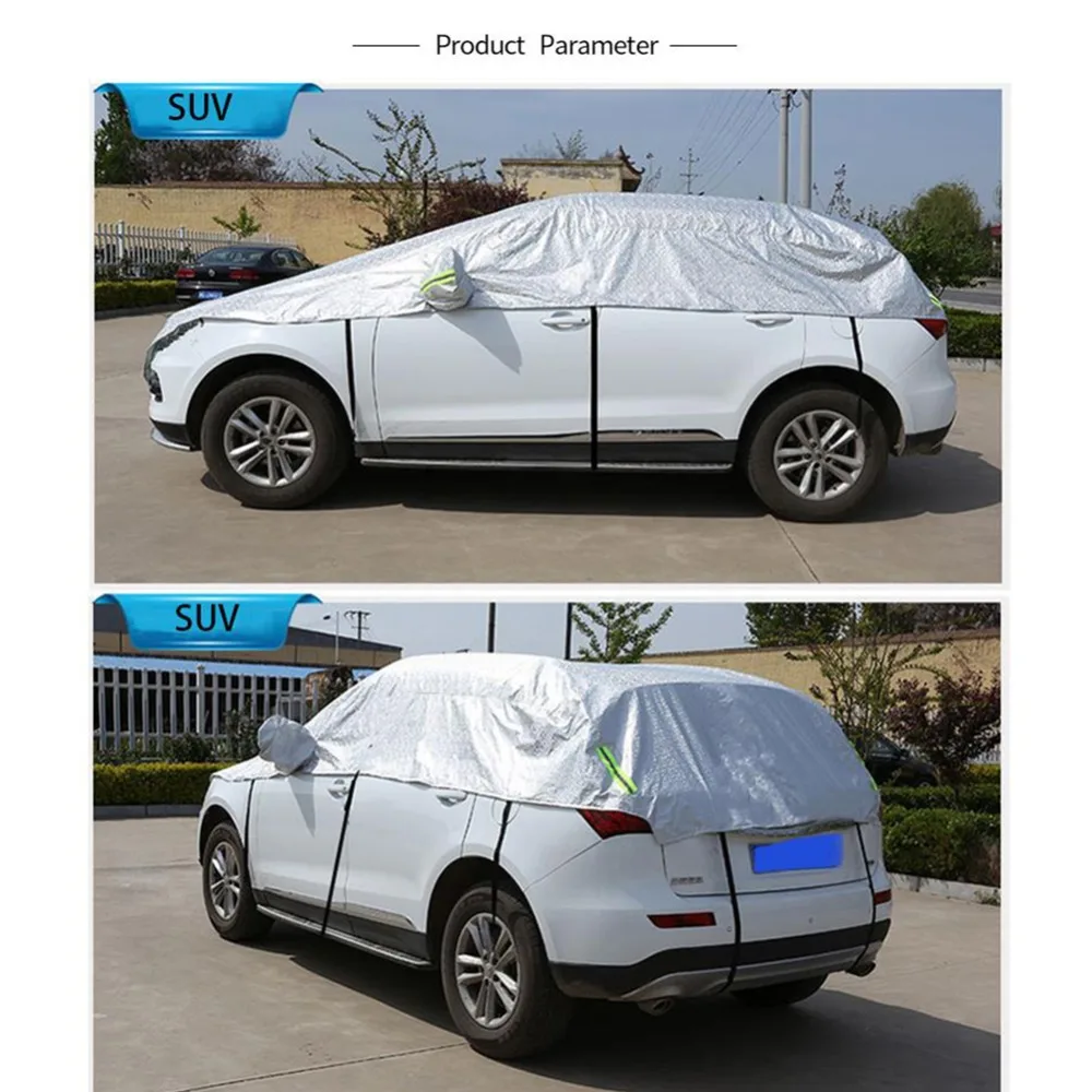 Автомобильный солнцезащитный козырек, автомобильный Защитный колпак на лобовое стекло, солнцезащитный козырек, ледяной кристалл, полупокрытие, Солнцезащитный блок, используемый для автомобиля