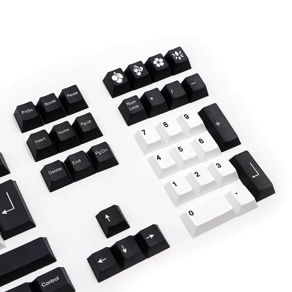 Pbt Keycap para Cherry Gateron mx Switches Tampas de Teclado Iso Perfil Dye Sub Keycaps Layout de Espanha 64 96 108 - Imagem 4