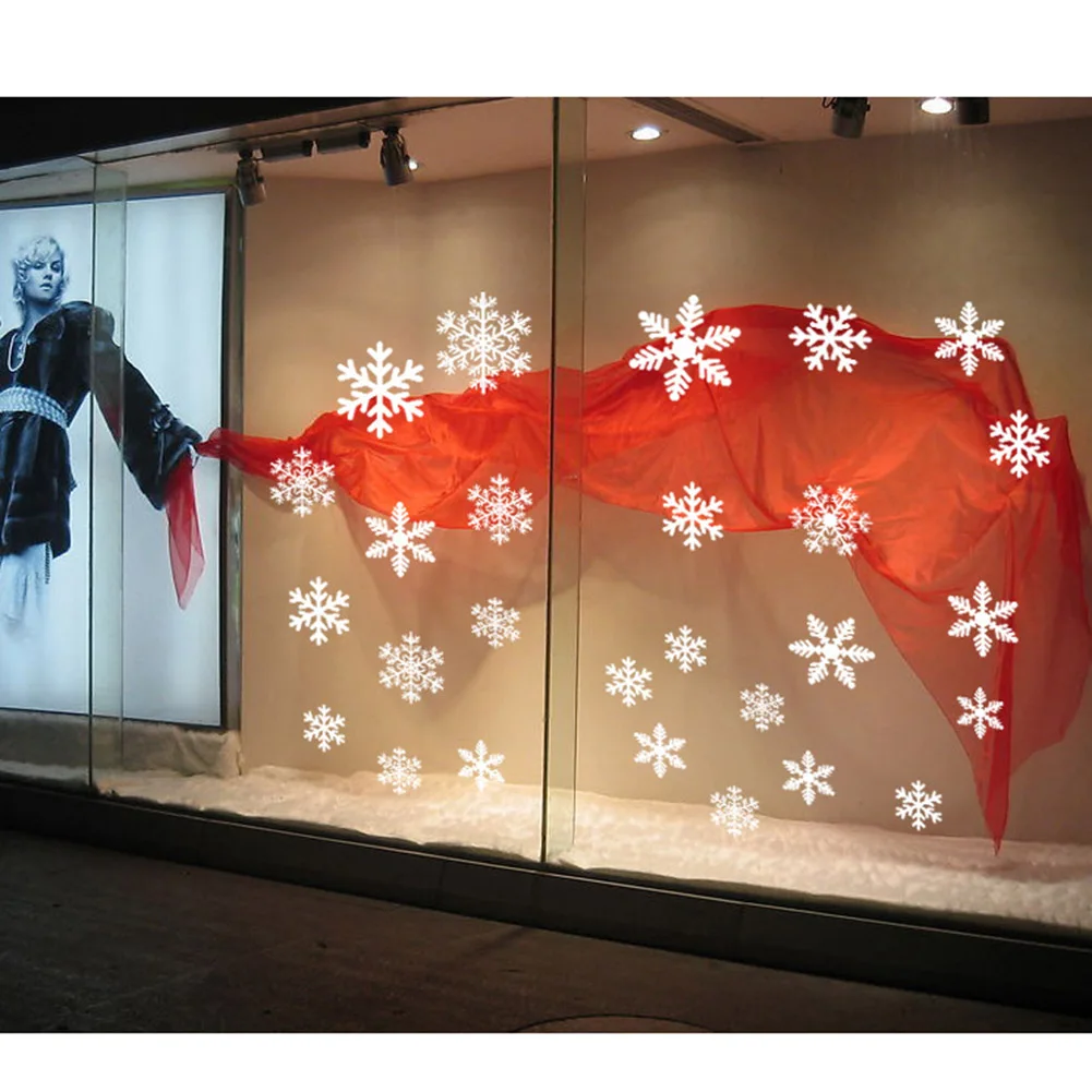 Snowflake Electrostatic Sticker Window Christmas Wall Stickers Wallpaper For Children Kids Room Home Bedroom Living Room Decora Snowflake Electrostatic Sticker Window Christmas Wall Stickers Wallpaper For Children Kids Room Home Bedroom Living Room Decora