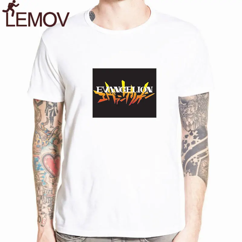 

Newest 2019 Men T-Shirt Fashion NEW NEON GENESIS EVANGELION KANJI LOGO JAPANESE ANIME MANGA MEN BLACK T SHIRT T-Shirt