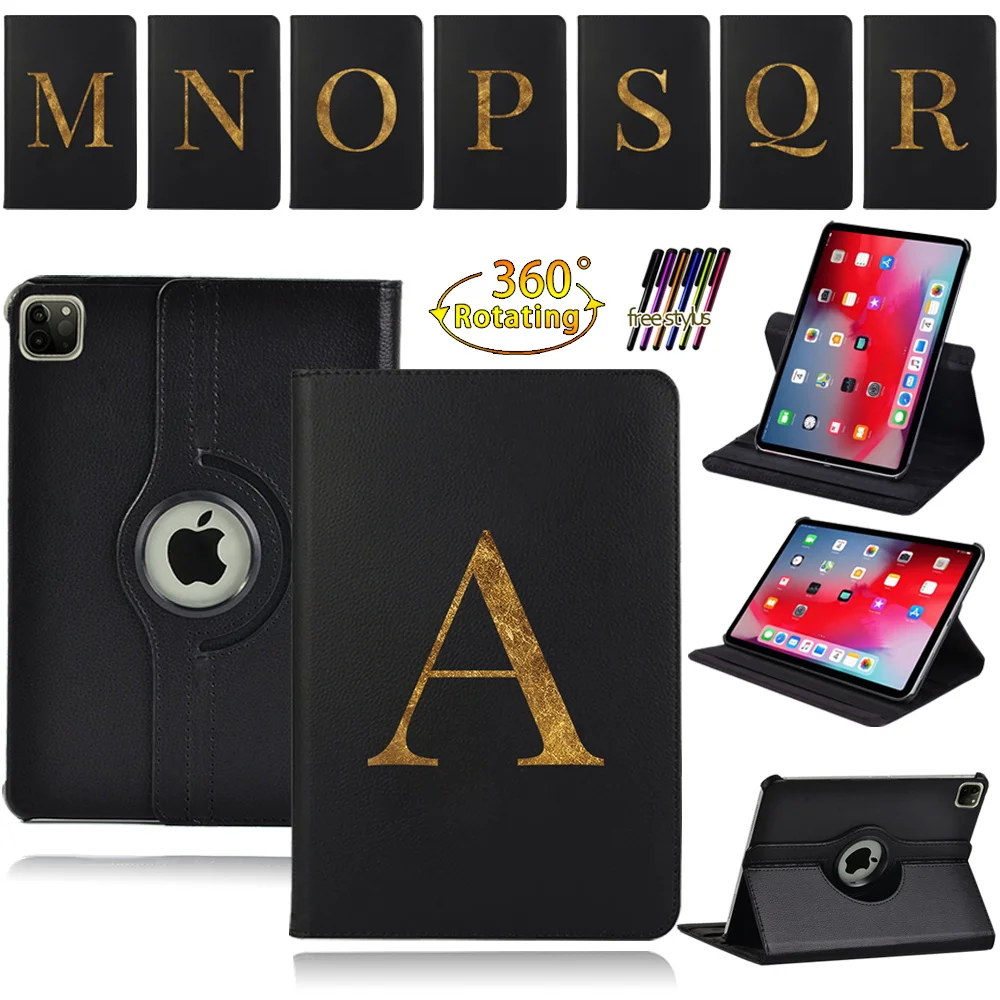 

360 Rotating Case for Apple Ipad Air 1/2 9.7"/Air 3 10.5"/Air 4 10.9" Tablet Filp Leather Stand Case with Pen