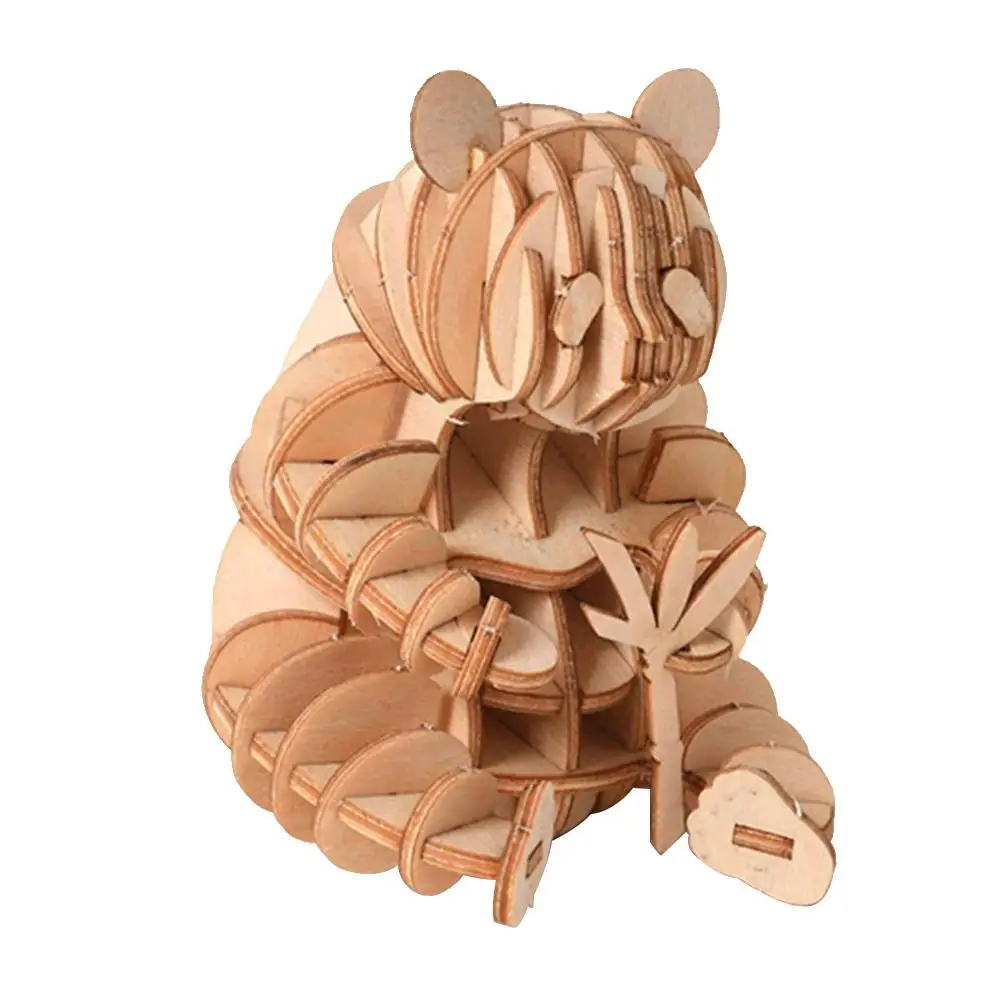 Наборы модельных лазерных режущих 3d игрушек деревянная головоломка DIY игрушки