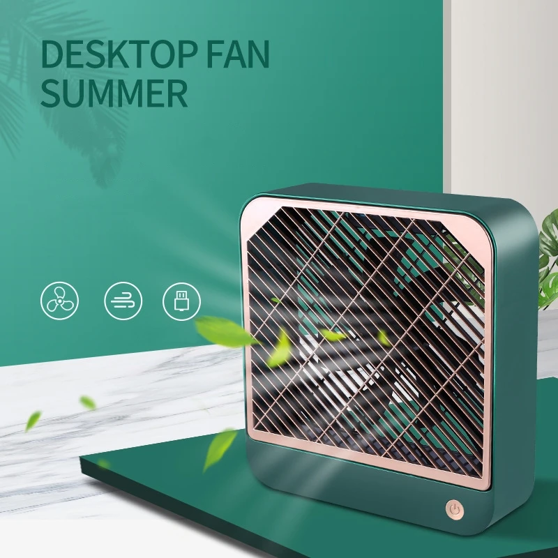 

2 Speed Mini USB Desktop Fan Personal Portable Cooling Fan Adjustable Angle for Office Household Traveling Car