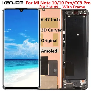

For Xiaomi Mi Note 10/10 Pro Lcd Screen Tested Lcd Display+Touch Screen With 10 Point Touch Replacement For Xiaomi mi CC9 Pro