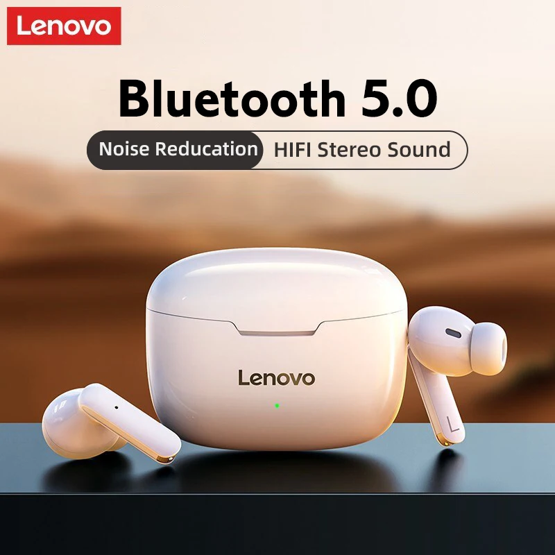 Bajo costo Original Lenovo XT90 auriculares inalámbricos Bluetooth deportes Control táctil auriculares IPX5 impermeable auriculares con Mini carga caja pBQKMkxLg69