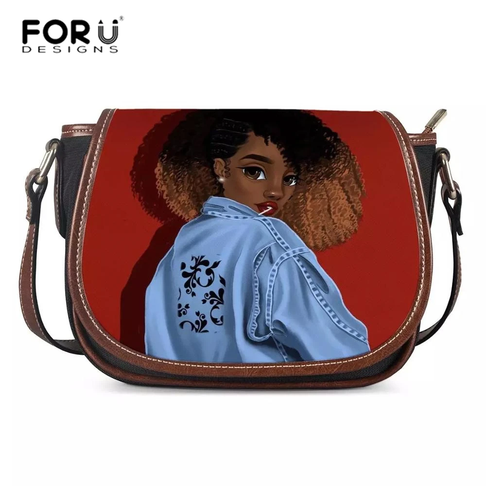 Женские сумки FORUDESIGNS для черных девушек африканская сумка-мессенджер на плечо