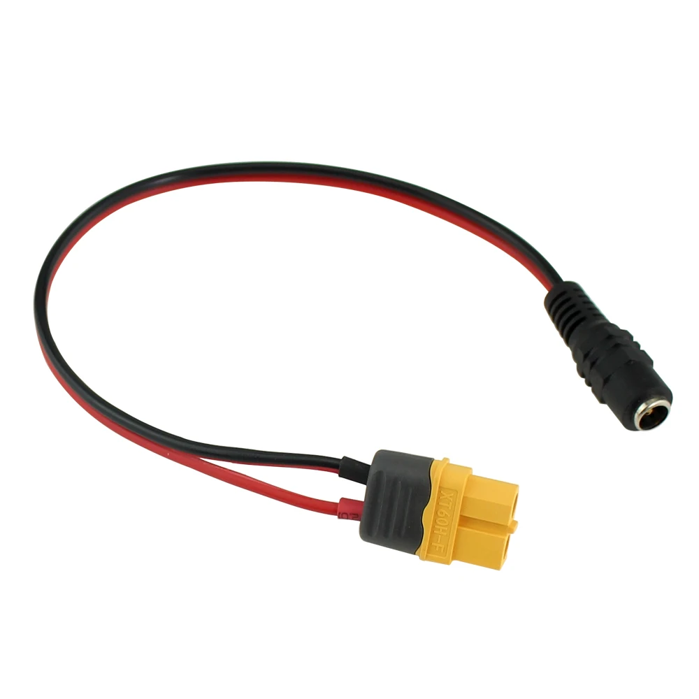 

Amass XT60 Plug Female To DC5.5 Male Extention Cable Adapter Cable Suitable