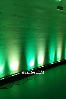 

4pcs/lot 18x10w rgbw 4in1 wash wall led pixel bar dmx512 color chasing led bar rgbw ip20