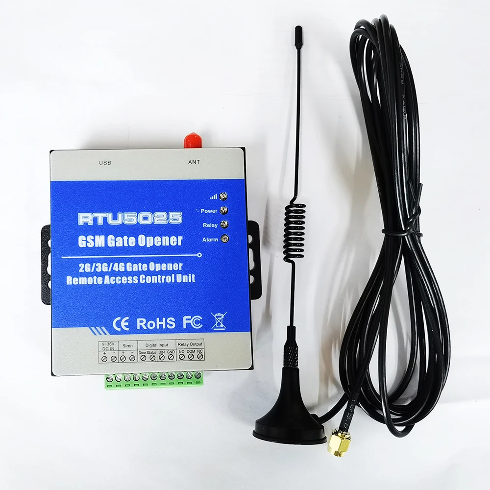 RTU5025 Wireless GSM Gate Opener Relay Switch Remote Control Door Access System