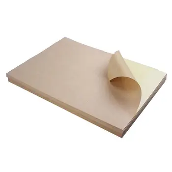 

Matt Kraft Adhesive Sticker for Printer Copier Craft Paper A4 Glossy Self Adhesive Sticker Label 210mmx297mm