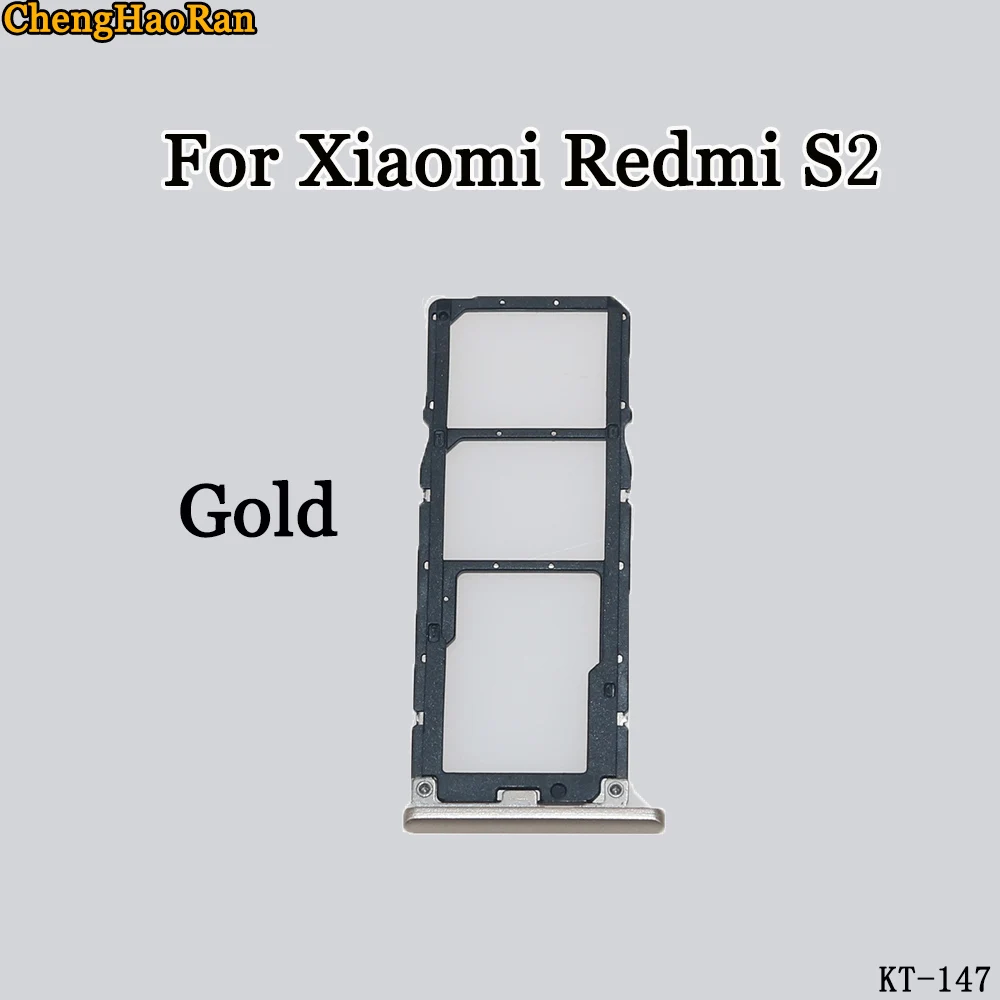 ChengHaoRan для Xiaomi Redmi S2 держатель лотка для sim-карт Micro SD слот для карт держатель адаптер Ремонт Запасные части отправка карты иглы