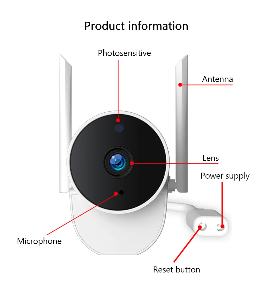 2019xiaomi Xiaovv Panorâmica Câmera à Prova d' Água ao ar Livre 360 ip 1080p Vigilância Cam Wi-fi sem Fio Visão Noturna com Mijia App 2 2019Xiaomi Xiaovv Panorâmica Câmera à prova d'