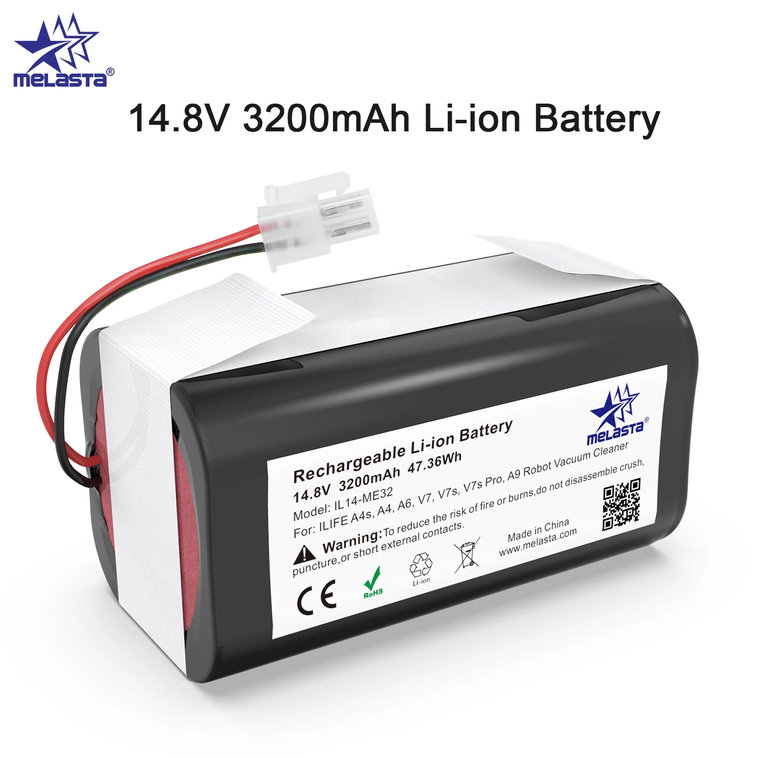 14 8 V 3200mAh робот пылесос литий-ионная аккумуляторная батарея Chuwi для ILIFE ecovacs A4s A4 A6 A9