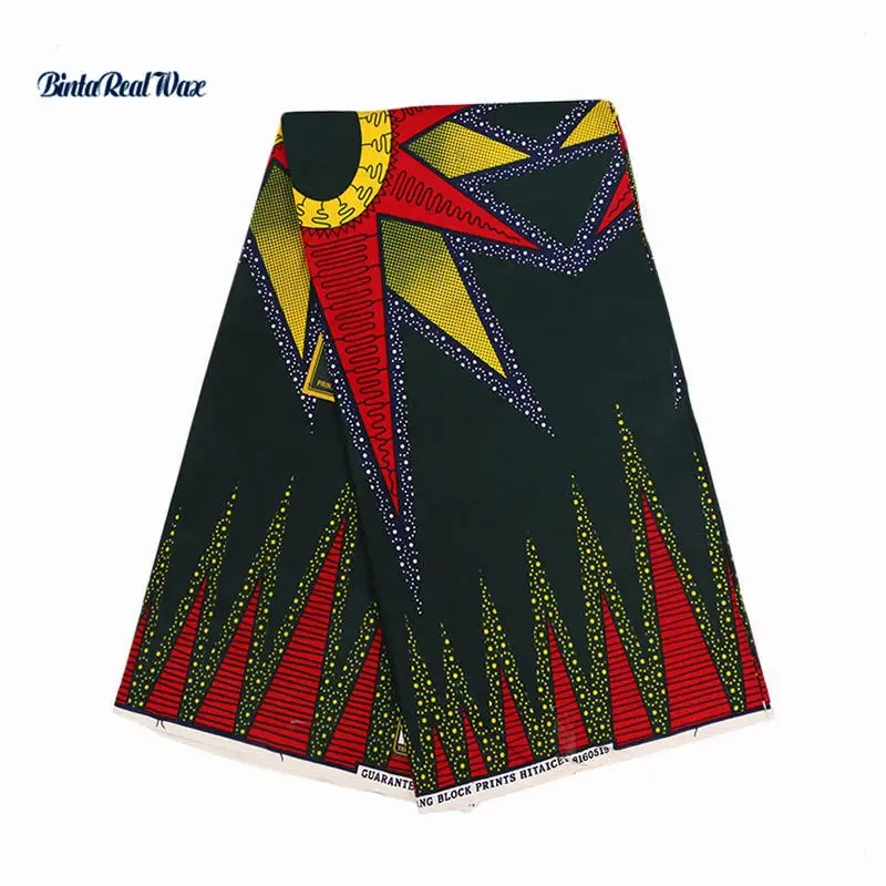 Анкара африканская полиэфирная ткань с восковым принтом Новая голландская ткань высокого качества 6 ярдов африканская ткань для вечерние платья PL541